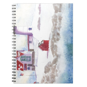 Carnet hiver à Nubble LIghthouse dans le Maine