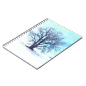 Carnet Hiver bleu (Côté gauche)
