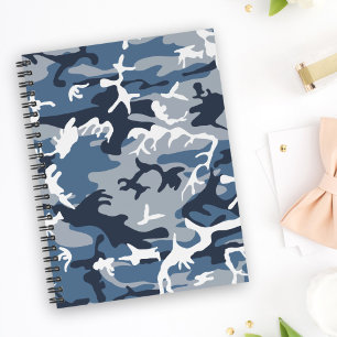 Carnet Hiver Camouflage bleu neige, Militaire, Armée