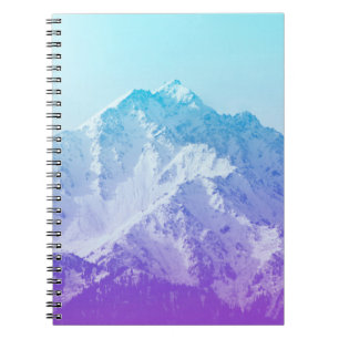 Carnet Hiver montagne, hipster, pic, photo, ba