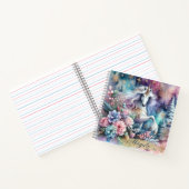 Carnet Hiver Unicorne Magique Scène 4 - Personnaliser (Intérieur)