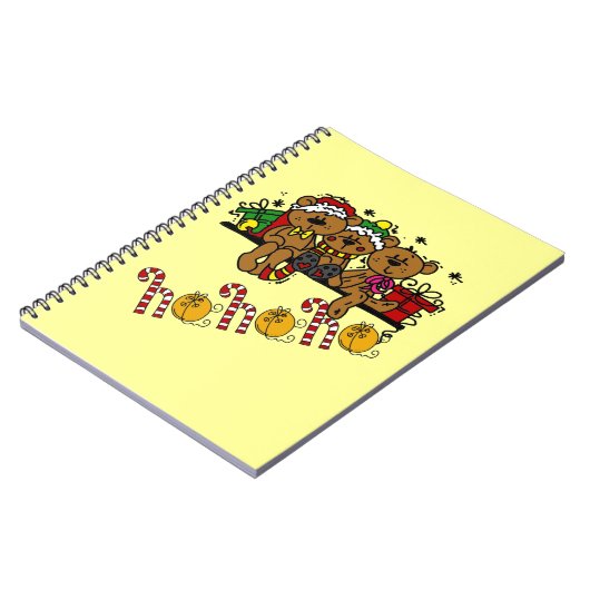 Carnet Ho Ho Ho Nounours (Côté gauche)