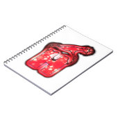 Carnet Ho Ho Ho ! Père Noël Casquette Joyeux Noël étoile (Côté gauche)