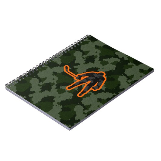 Carnet Hockey Camo (Côté gauche)