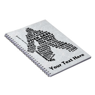 Carnet Hockey Goalie Word Art