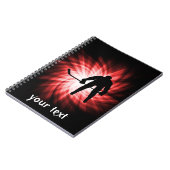 Carnet Hockey rouge (Côté gauche)