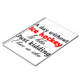 Carnet hockey sur glace (Côté gauche)