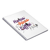 Carnet Hocus Pocus J'ai besoin de café pour me concentrer (Côté Droit)
