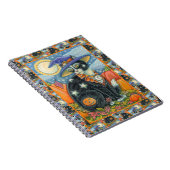 CARNET HOCUS POCUS NOIR CAT WITCH & MOUSE HALLOWEEN (Côté Droit)