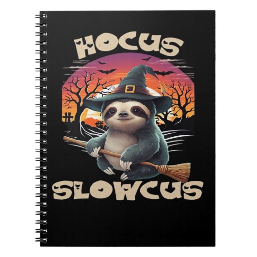 Carnet Hocus Slowcus Amateurs de fentes Halloween tee tee (Devant)
