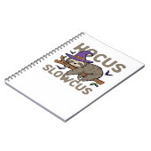 Carnet Hocus Slowcus Funny Halloween Sloth Classic T-Shir (Côté gauche)