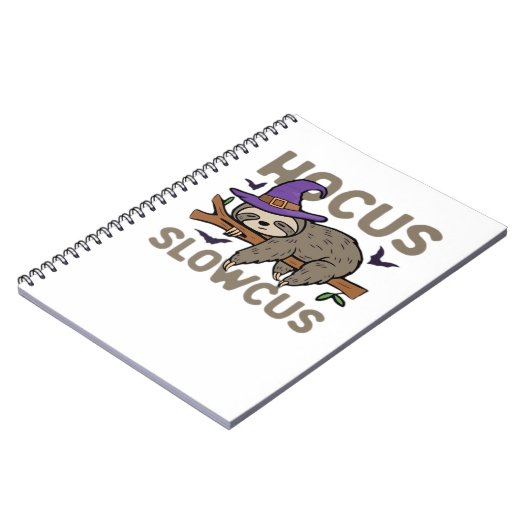 Carnet Hocus Slowcus Funny Halloween Sloth Classic T-Shir (Côté gauche)