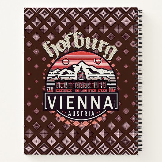 Carnet Hofburg en cercles (Dos)