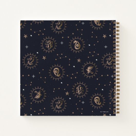 Carnet Hogwarts House Crest Motif de constellation (Dos)