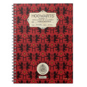 Carnet HOGWARTS™ School GRYFFINDOR™ Class (Devant)