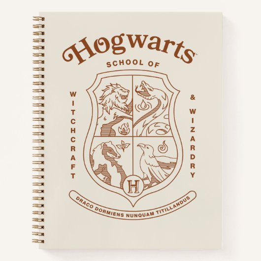 Carnet HOGWARTS™ School of Witchcraft and Wizardry Crest (Devant)