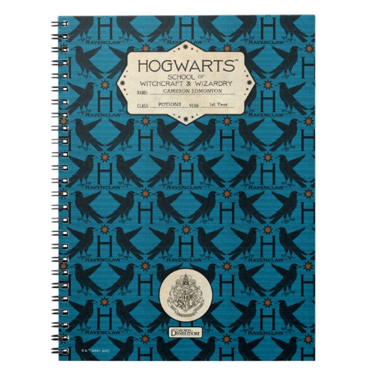 Carnet HOGWARTS™ School RAVENCLAW™ Class (Devant)