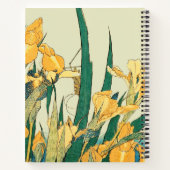 Carnet Hokusai grasshopper et iris Japon (Dos)