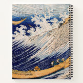 Carnet Hokusai Ocean Waves Sea Boats (Dos)