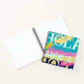 Carnet Hola colorée Abstraite (Intérieur)