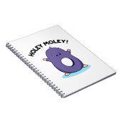 Carnet Holey Moley Funny Mole Pun (Côté Droit)