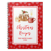 Carnet Holiday Baking Recipes Christmas Pudding (Devant)