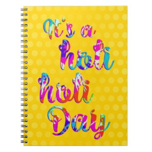 Carnet holiES - C'EST UN HOLI HOLI DAY + votre backgr.