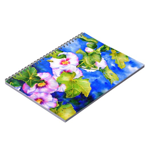 Carnet Hollyhocks (Côté gauche)