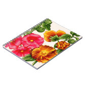 Carnet hollyhocks (Côté gauche)