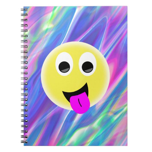 Carnet hologramme émoji (Devant)