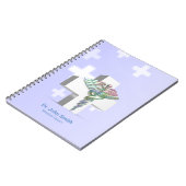 Carnet Holographique Médicale 3D Caduceus Croix blanche (Côté gauche)