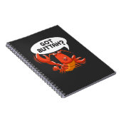 Carnet Homard Mer Nourriture Lover A Obtenu Buttah (Côté Droit)