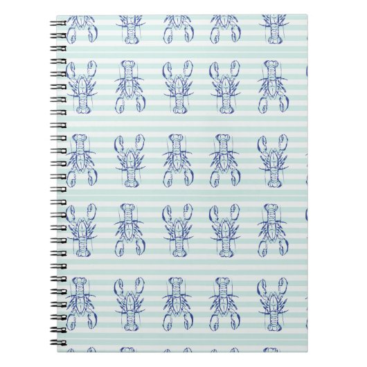 Carnet Homards bleus (Devant)