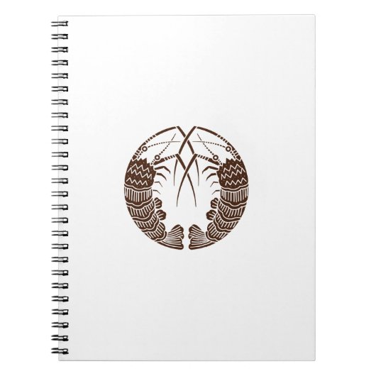 Carnet Homards épineux face à face (Devant)