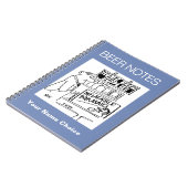 Carnet Home Brew Shop a une barmaid gonflable (Côté gauche)