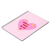 Carnet Home Is Where The Art Is – Cute Heart Inspirationa (Côté gauche)