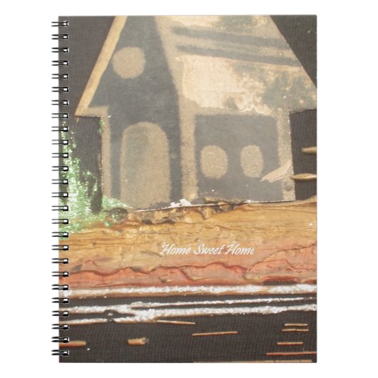 Carnet Home Sweet Home Art Imprimer (Devant)