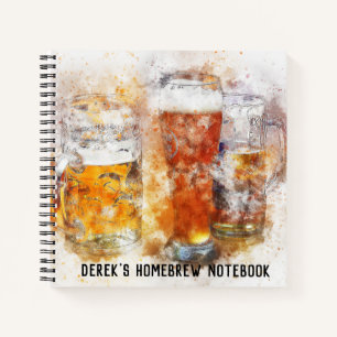 Carnet Homebrew des brasseurs personnalisés