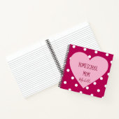 Carnet Homeschool Maman pois rose (Intérieur)