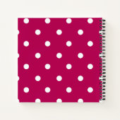 Carnet Homeschool Maman pois rose (Dos)