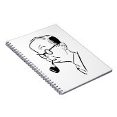 Carnet Homme avec pipe (Côté Droit)