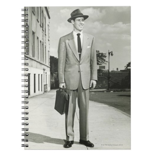 Carnet Homme dans le costume (Devant)