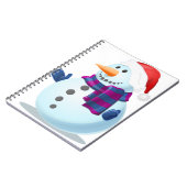 Carnet homme de neige (Côté gauche)