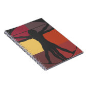 Carnet Homme de Vitruvian de bloc de couleur (Côté Droit)