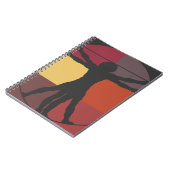 Carnet Homme de Vitruvian de bloc de couleur (Côté gauche)