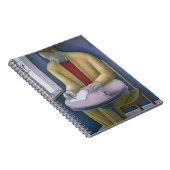 Carnet Homme écrivant 2004 (Côté Droit)