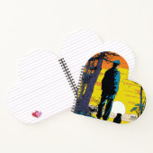 Carnet homme seul forme cardiaque spirale (Intérieur)