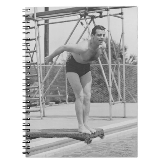 Carnet Homme sur le conseil de plongée (Devant)