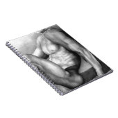 Carnet Hommes Élégant Art Nu Cool de dessin mâle (Côté Droit)