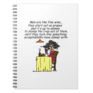 Carnet Hommes et FIne Humour de vin